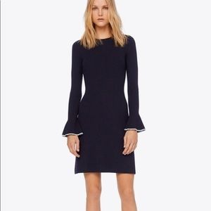 Tory Burch Flare Sleeve Sweater Dress